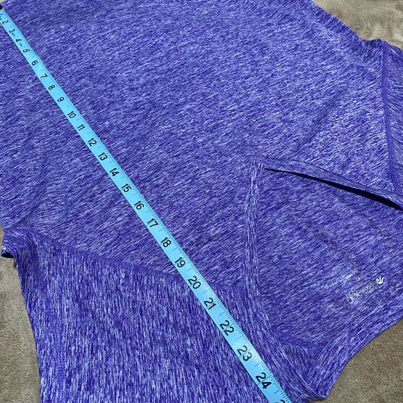 Women Sport Tee Extra Large XL Rapidry Tee Yoga Top Marled Purple T-Shirt - Picture 8 of 14
